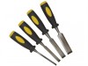 BlueSpot Tools Chisel Set Double Colour Handle Set, 4 Piece