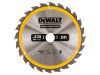 DEWALT Portable Construction Circular Saw Blade 235 x 30mm x 24T