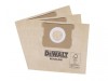 DEWALT Vacuum DXVA25-4240 Dust Bag (Pack 3)