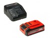 Einhell PLUS Power X-Change Battery & Charger Starter Kit 18V 1 x 4.0Ah Li-ion