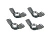 Faithfull External Building Profile Wing Nuts (Pack of 4)