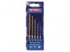 Faithfull HSSE M35 Cobalt Quick-Change Impact Drill Bit Set, 5 Piece