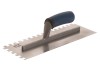 Faithfull Soft Grip Notched Trowel Stainless Steel 13 x 4 1/2in