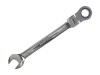 Faithfull Ratchet Combination Spanner Flex Head CV 14mm