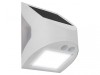 Masterplug Prysm Outdoor Solar Wall Light with PIR Motion Sensor - White 600 Lumens