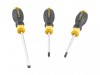 STANLEY Hand Tools CUSHION GRIP Screwdriver Set, 3 Piece