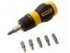 Stanley Tools Multibit Ratchet Stubby Screwdriver & Bits