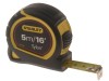 Stanley Tools Pocket Tape 5m / 16ft (Width 19mm) Loose  1