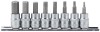 DRAPER 3/8\" Sq. Dr. Hexagonal Socket Bit Set (8 piece)