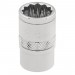 DRAPER 3/8\" Square Drive Hi-Torq® 12 Point Socket (12mm)