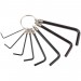 DRAPER 8 piece Metric Hexagon Key Set