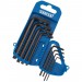DRAPER 8 piece Imperial Hexagon Key Set