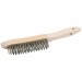 DRAPER 310mm Stainless Steel 4 Row Scratch Brush