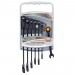 DRAPER 7PC RATCHETING SPANNER SET BK