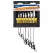 DRAPER 7 piece Reversible Ratcheting Combination Spanner Set