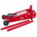 DRAPER 3 tonne Red Heavy Duty Garage Trolley Jack