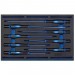 DRAPER Extra Long Precision Screwdriver Set in 1/4 Drawer EVA Insert Tray (8 Piece)