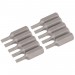 DRAPER 3mm 1/4\" Hex. Plain Slot Insert Bit 25mm Long x 10