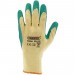 DRAPER Green Heavy Duty Latex Coated Work Gloves - Large