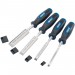 DRAPER 4 Piece Bevel Edge Wood Chisel Set