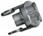 1.1/4\"BSPT MALE COUPLER TYPE B ALUMINIUM