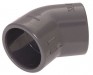 1\" ID SOLVENT ELBOW 45DEG UPVC DGREY